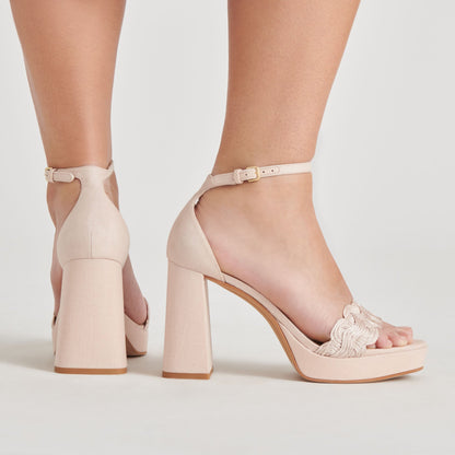 PELTIN HEELS LIGHT PINK WOVEN RAFFIA
 – Dolce Vita | Dolce Vita Deals