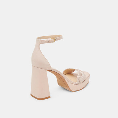 PELTIN HEELS LIGHT PINK WOVEN RAFFIA
 – Dolce Vita | Dolce Vita Deals