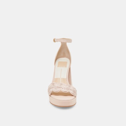 PELTIN HEELS LIGHT PINK WOVEN RAFFIA
 – Dolce Vita | Dolce Vita Deals
