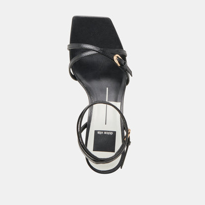 BAMBY HEELS BLACK LEATHER
 – Dolce Vita | Dolce Vita Recommended