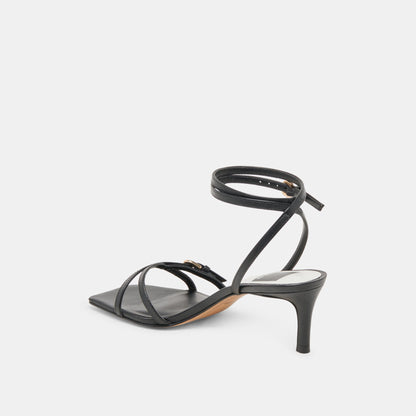 BAMBY HEELS BLACK LEATHER
 – Dolce Vita | Dolce Vita Recommended