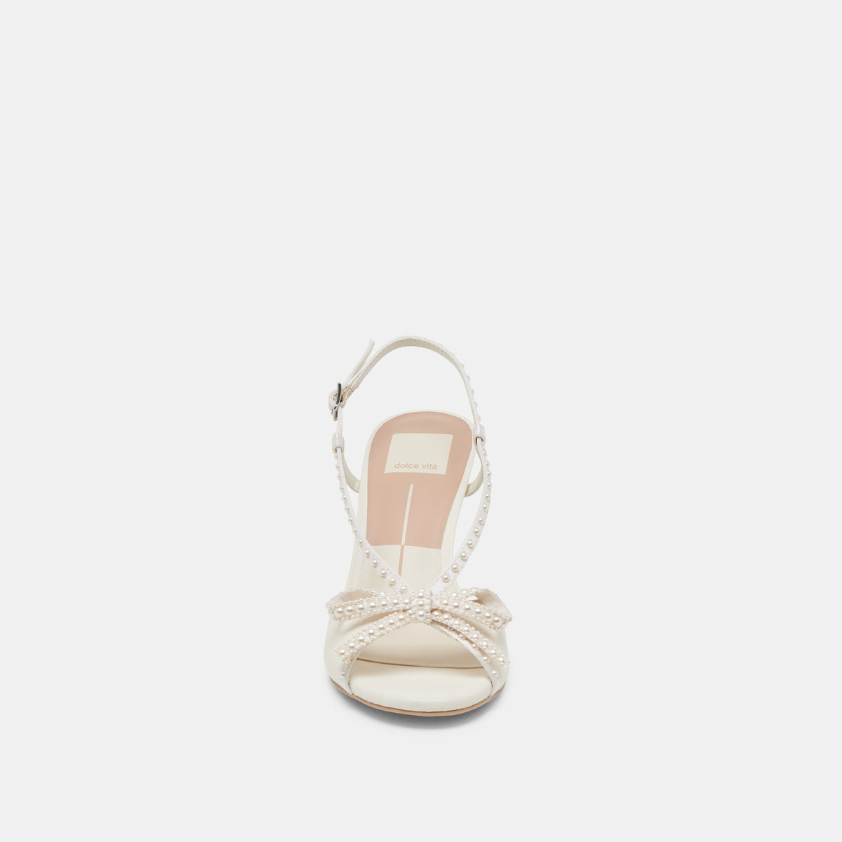 LONNY PEARL HEELS WHITE SATIN
 – Dolce Vita | Dolce Vita New