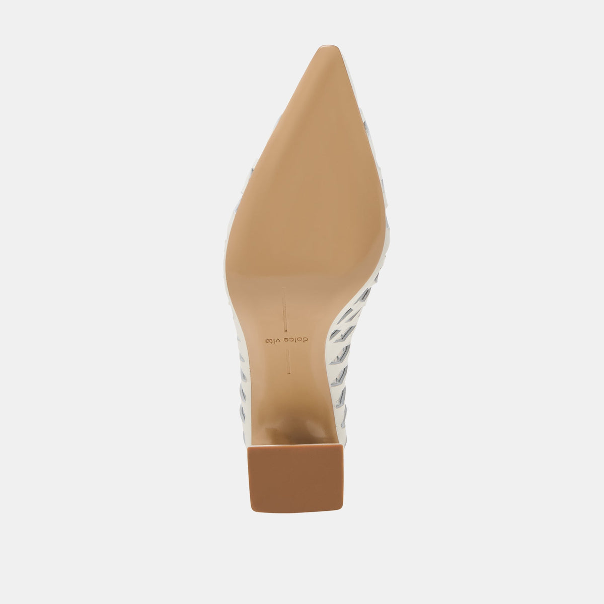 Tanya Bone Woven Leather Heels | Dolce Vita Latest