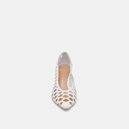 Tanya Bone Woven Leather Heels | Dolce Vita Latest