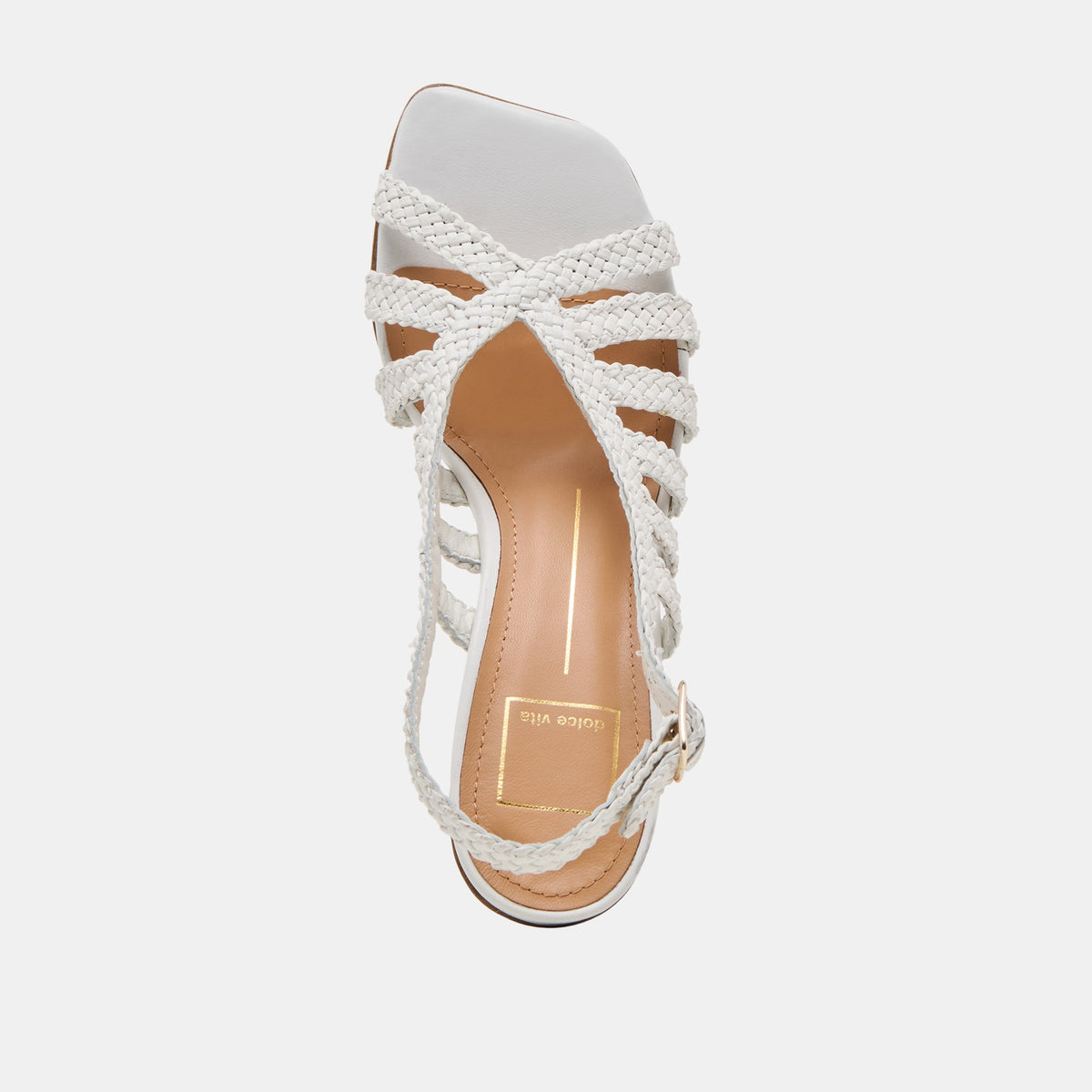 SICILY HEELS WHITE WOVEN LEATHER
 – Dolce Vita | Dolce Vita Trusted
