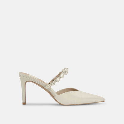 KANIKA Pearl Heels Vanilla Silk | Vanilla Silk Pearl Tapered Heels
 – Dolce Vita | Dolce Vita Popular