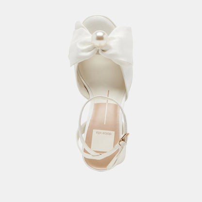 PATTON HEELS IVORY SATIN
 – Dolce Vita | Dolce Vita Exclusive