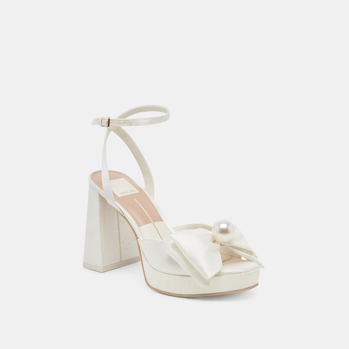 PATTON HEELS IVORY SATIN
 – Dolce Vita | Dolce Vita Exclusive