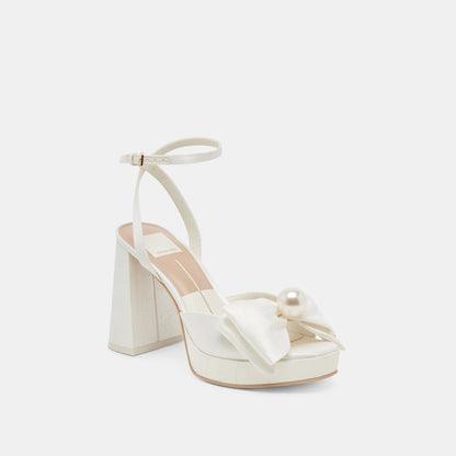 PATTON HEELS IVORY SATIN
 – Dolce Vita | Dolce Vita Exclusive