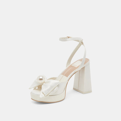 PATTON HEELS IVORY SATIN
 – Dolce Vita | Dolce Vita Exclusive