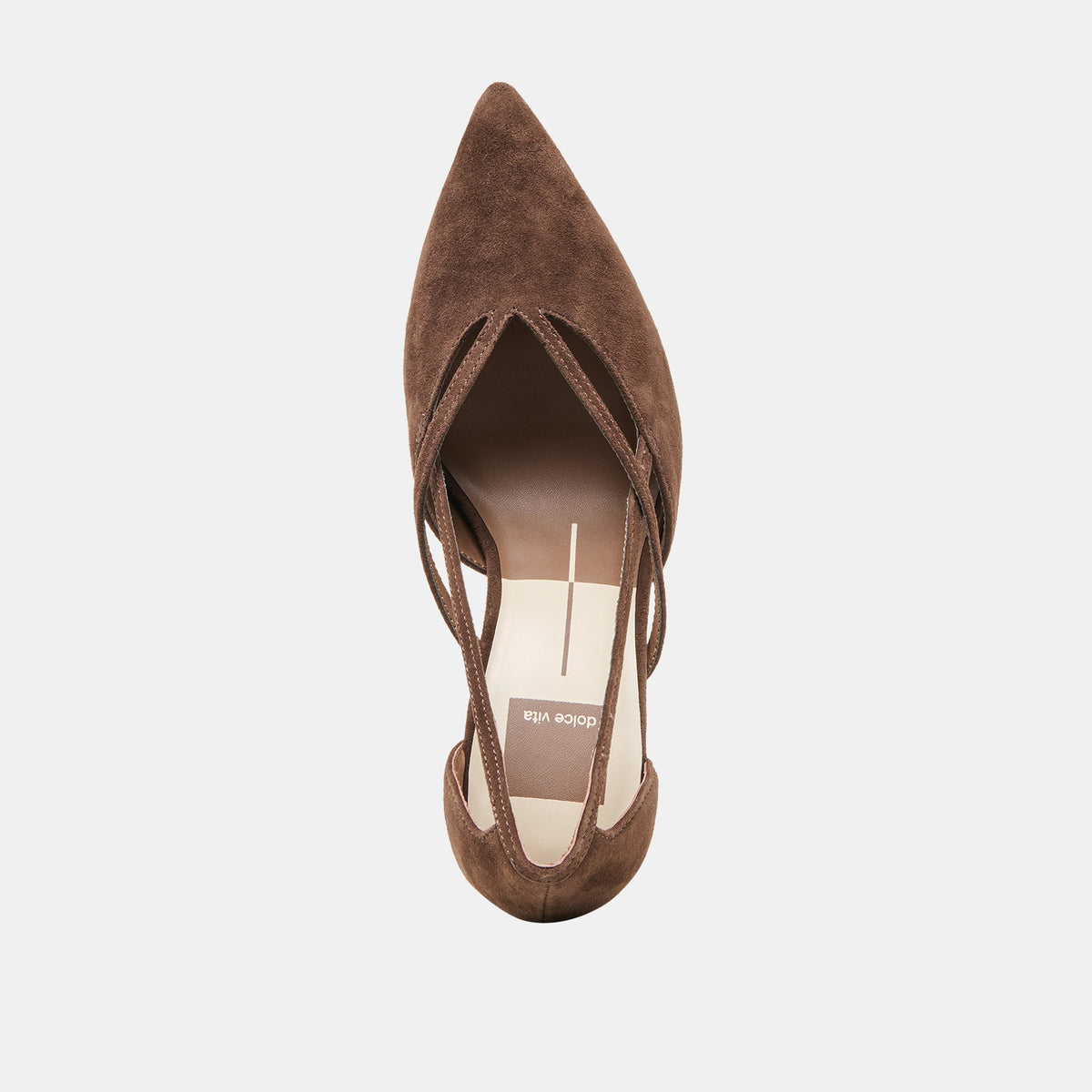 Kaine Dk Brown Suede Heels | Dolce Vita Value