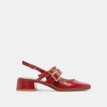 PATZY HEELS CRIMSON CRINKLE PATENT LEATHER
 – Dolce Vita | Dolce Vita Special Offer