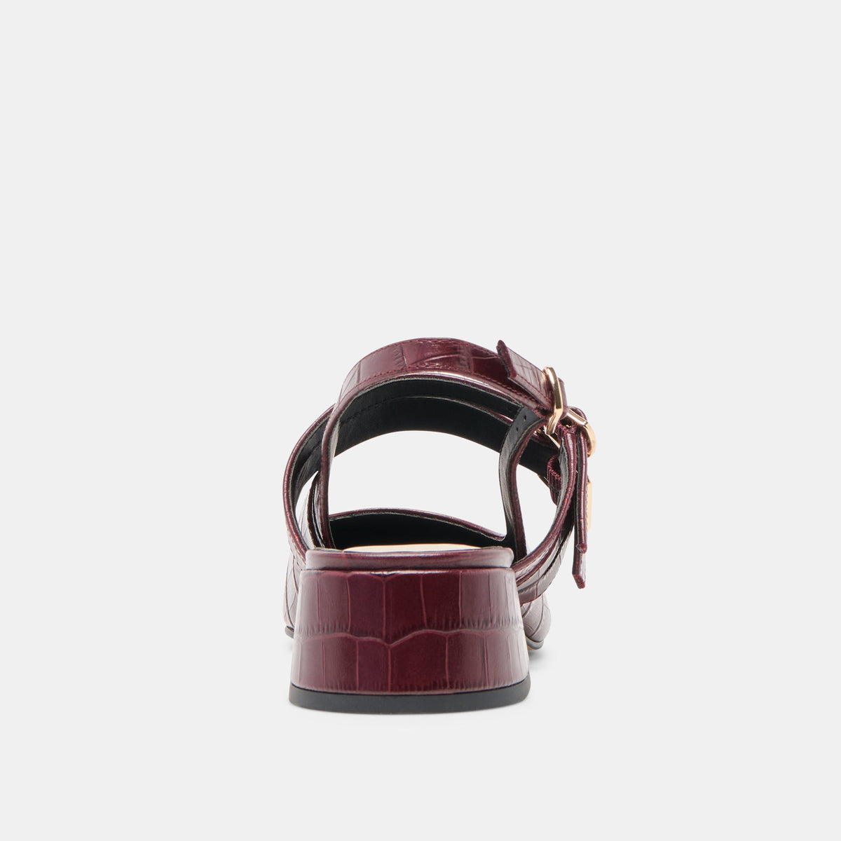 Patzy Oxblood Embossed Leather Heels | Dolce Vita Latest
