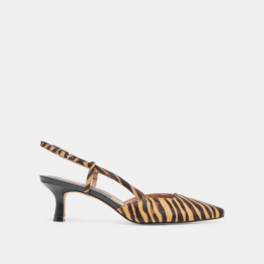 Odela Tiger Calf Hair Heels | Dolce Vita Exclusive