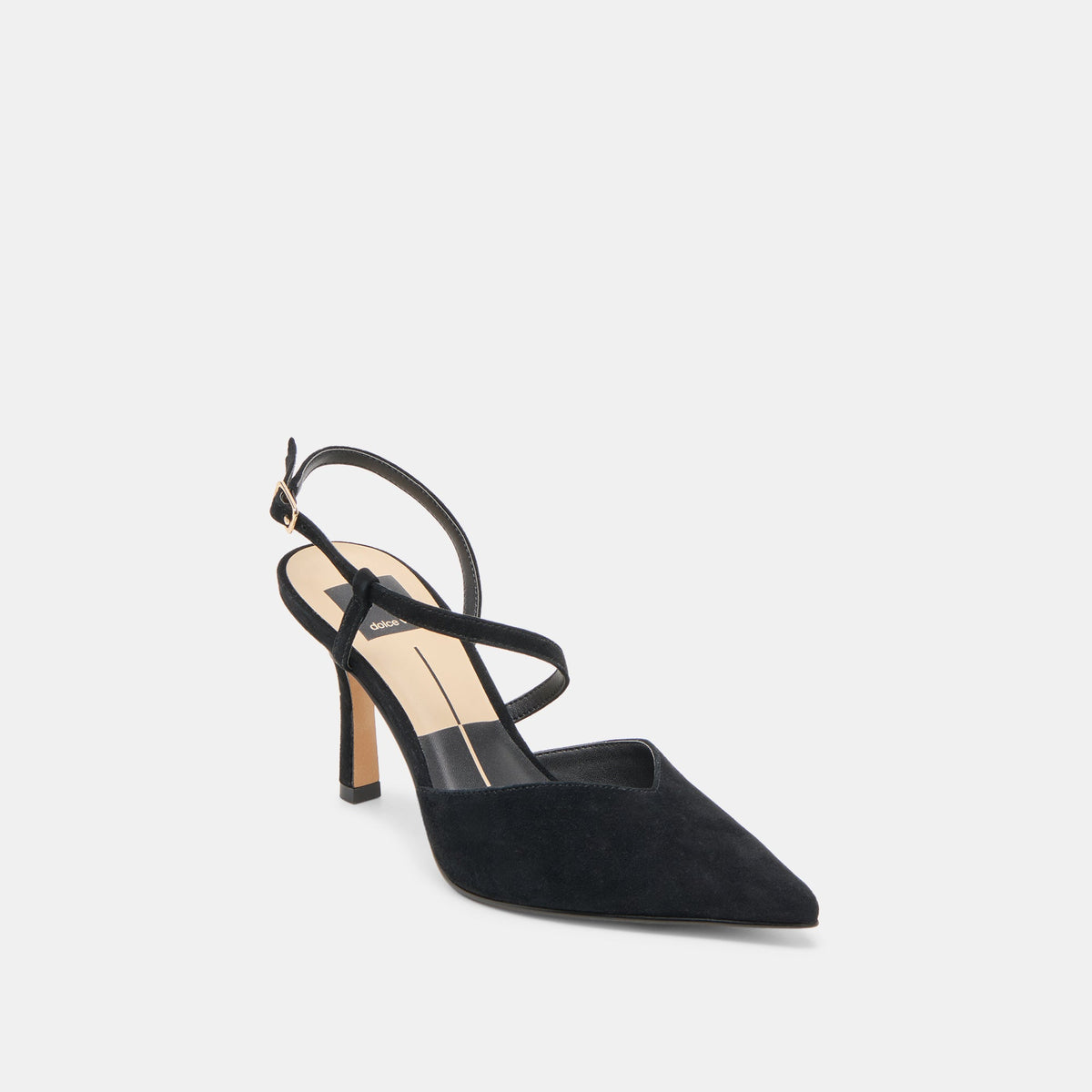 Kamra Onyx Suede Heels | Dolce Vita Deals