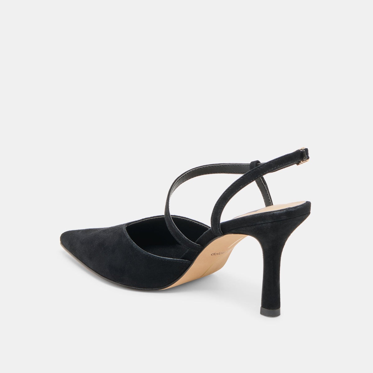 Kamra Onyx Suede Heels | Dolce Vita Deals