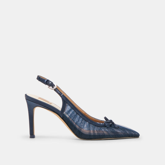 Yela Navy Tulle Heels | Dolce Vita Trusted