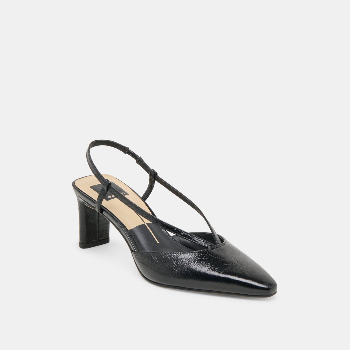 Ginay Black Leather Heels | Dolce Vita Quality
