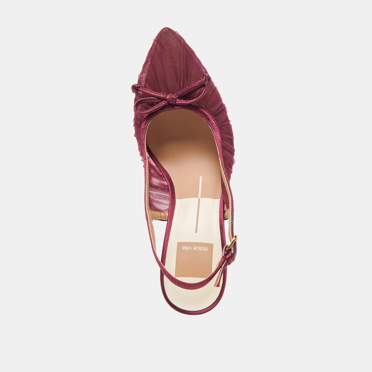 Yela Cranberry Tulle Heels | Dolce Vita Premium