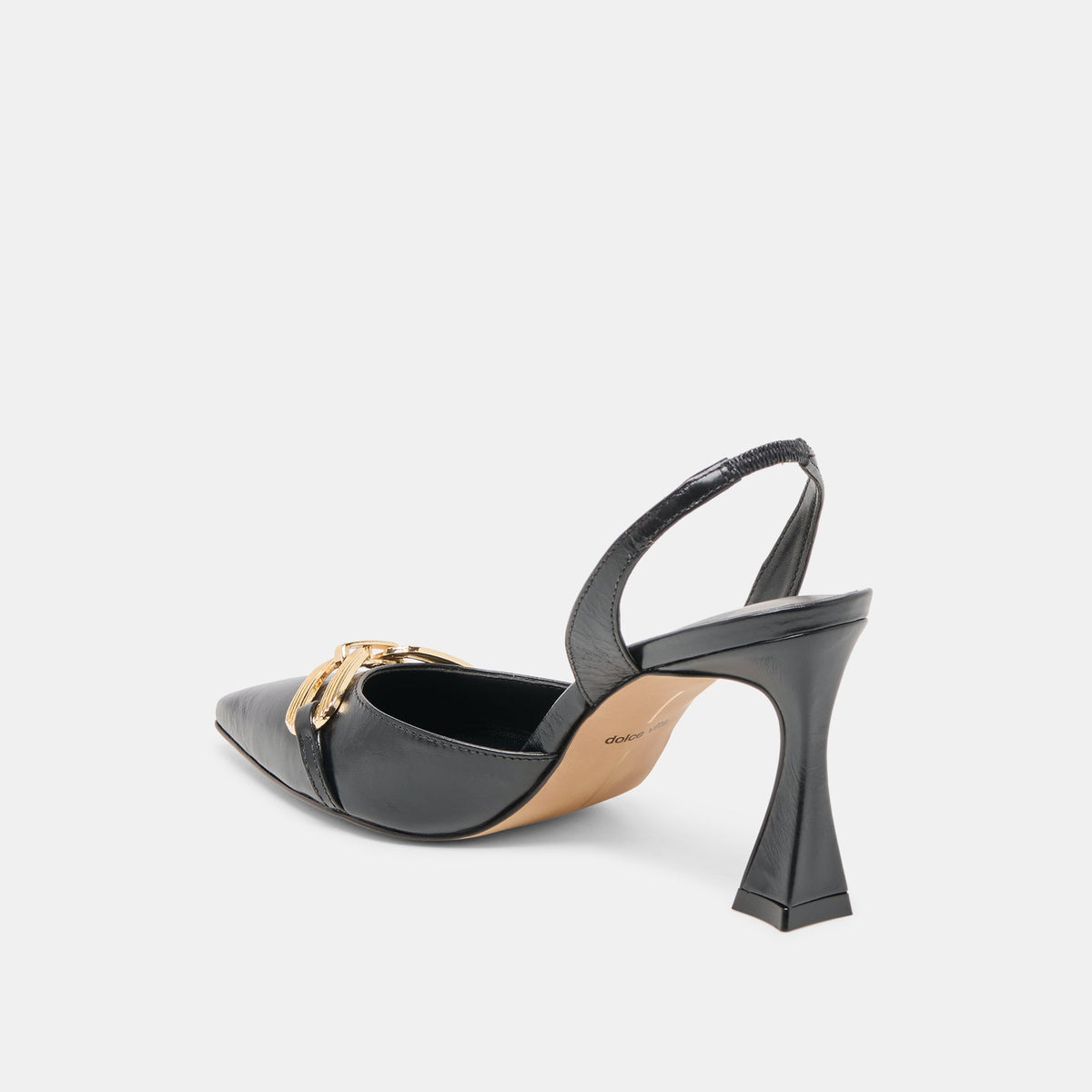 Malik Midnight Crinkle Patent Heels | Dolce Vita Value