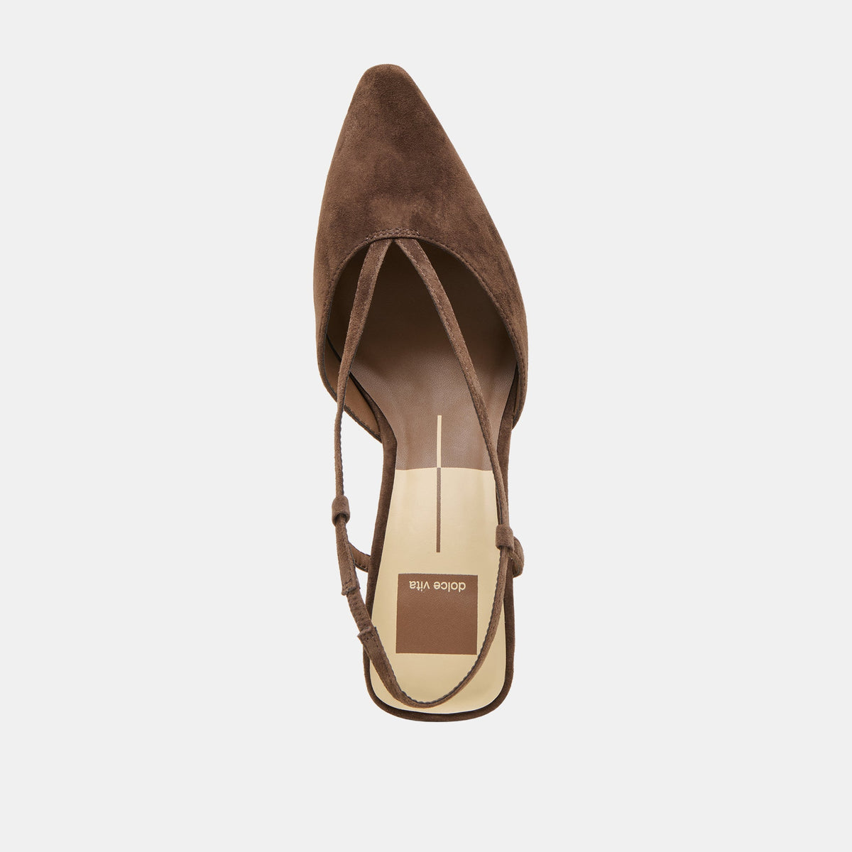 Ginay Dk Brown Suede Heels | Dolce Vita Classic