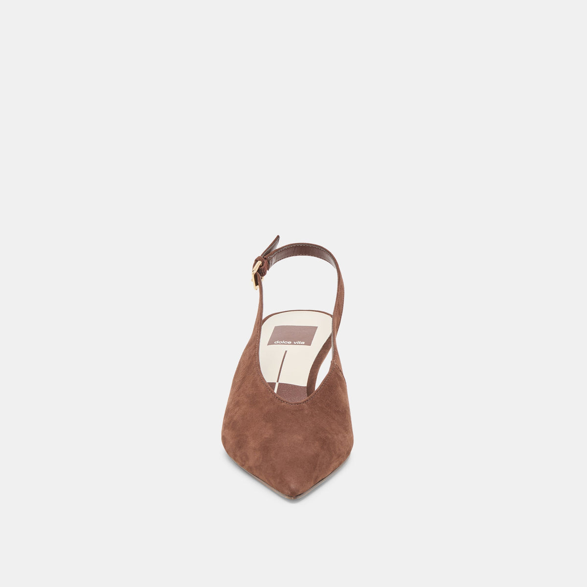 Alenna Dk Brown Suede Heels | Dolce Vita Value