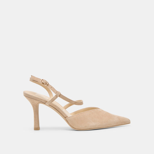 Kamra Camel Suede Heels | Dolce Vita Sale