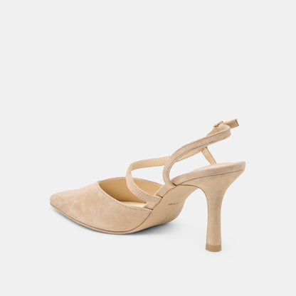 Kamra Camel Suede Heels | Dolce Vita Sale