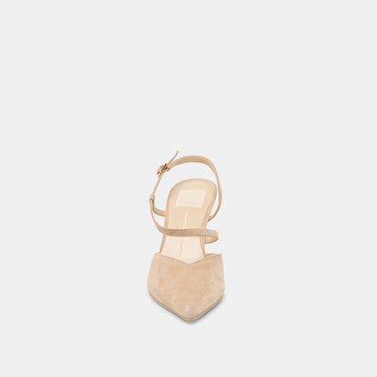 Kamra Camel Suede Heels | Dolce Vita Sale