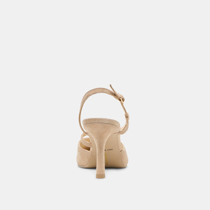 Kamra Camel Suede Heels | Dolce Vita Sale