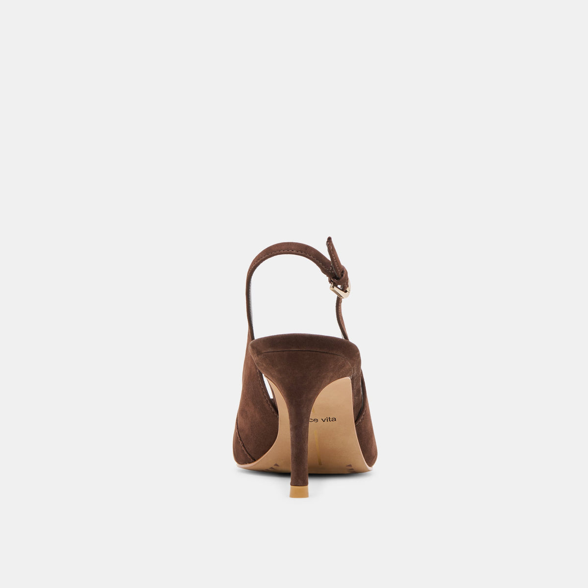 Elasi Dk Brown Nubuck Heels | Dolce Vita Signature
