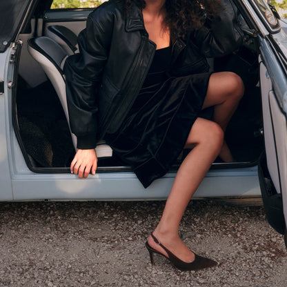 Elasi Dk Brown Nubuck Heels | Dolce Vita Signature
