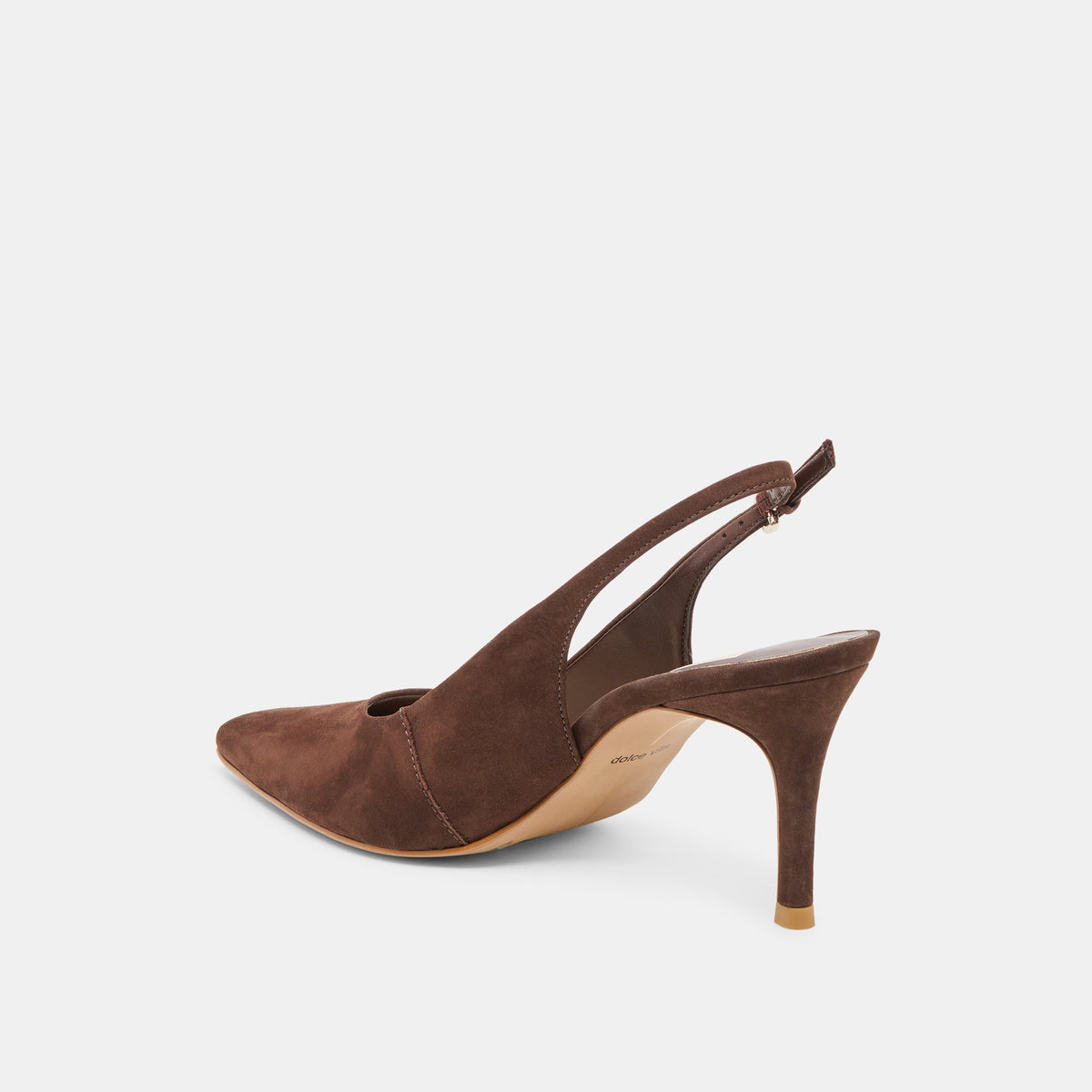 Elasi Dk Brown Nubuck Heels | Dolce Vita Signature