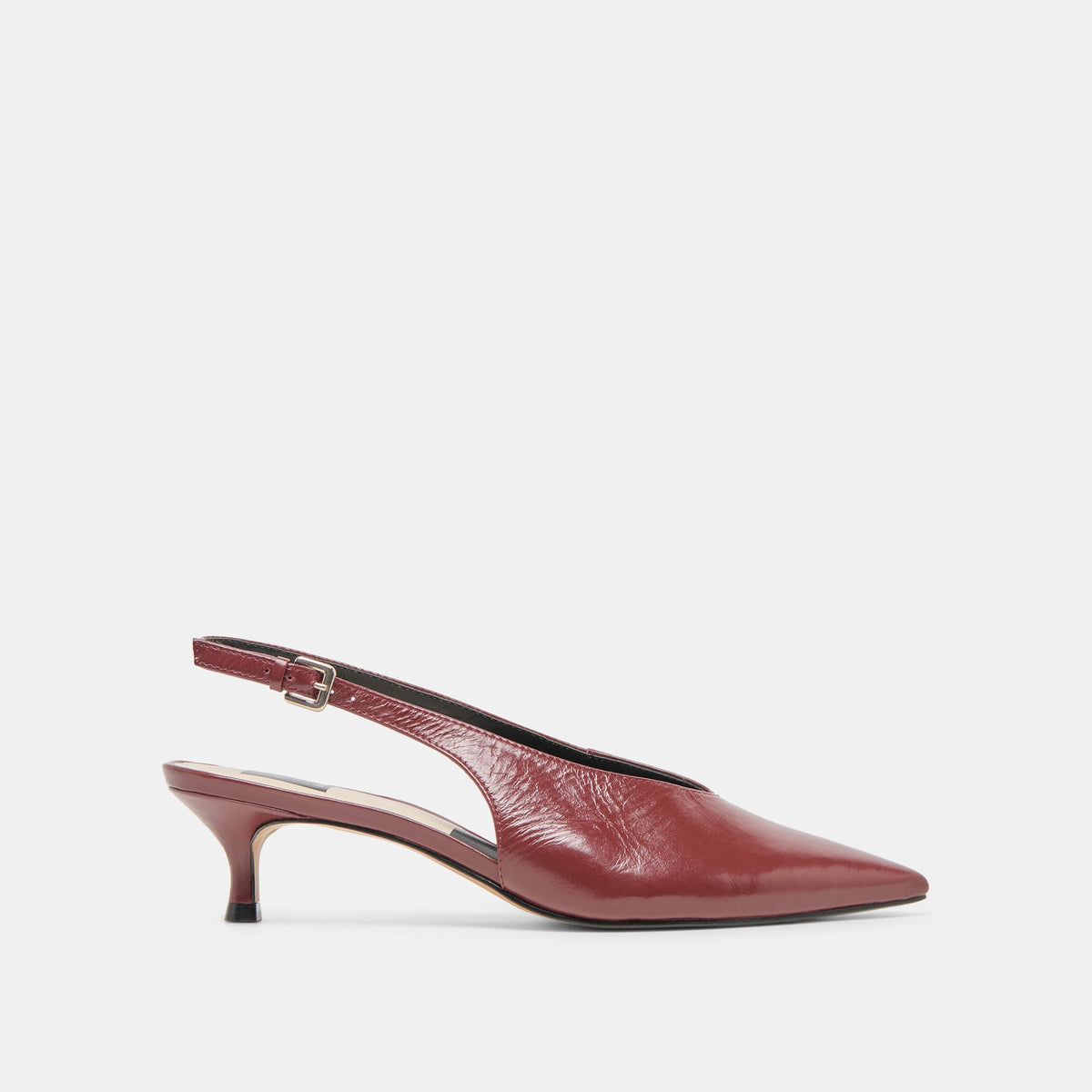 Alenna Oxblood Crinkle Heels | Dolce Vita Featured