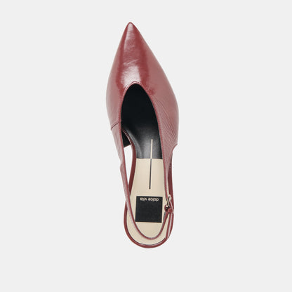 Alenna Oxblood Crinkle Heels | Dolce Vita Featured