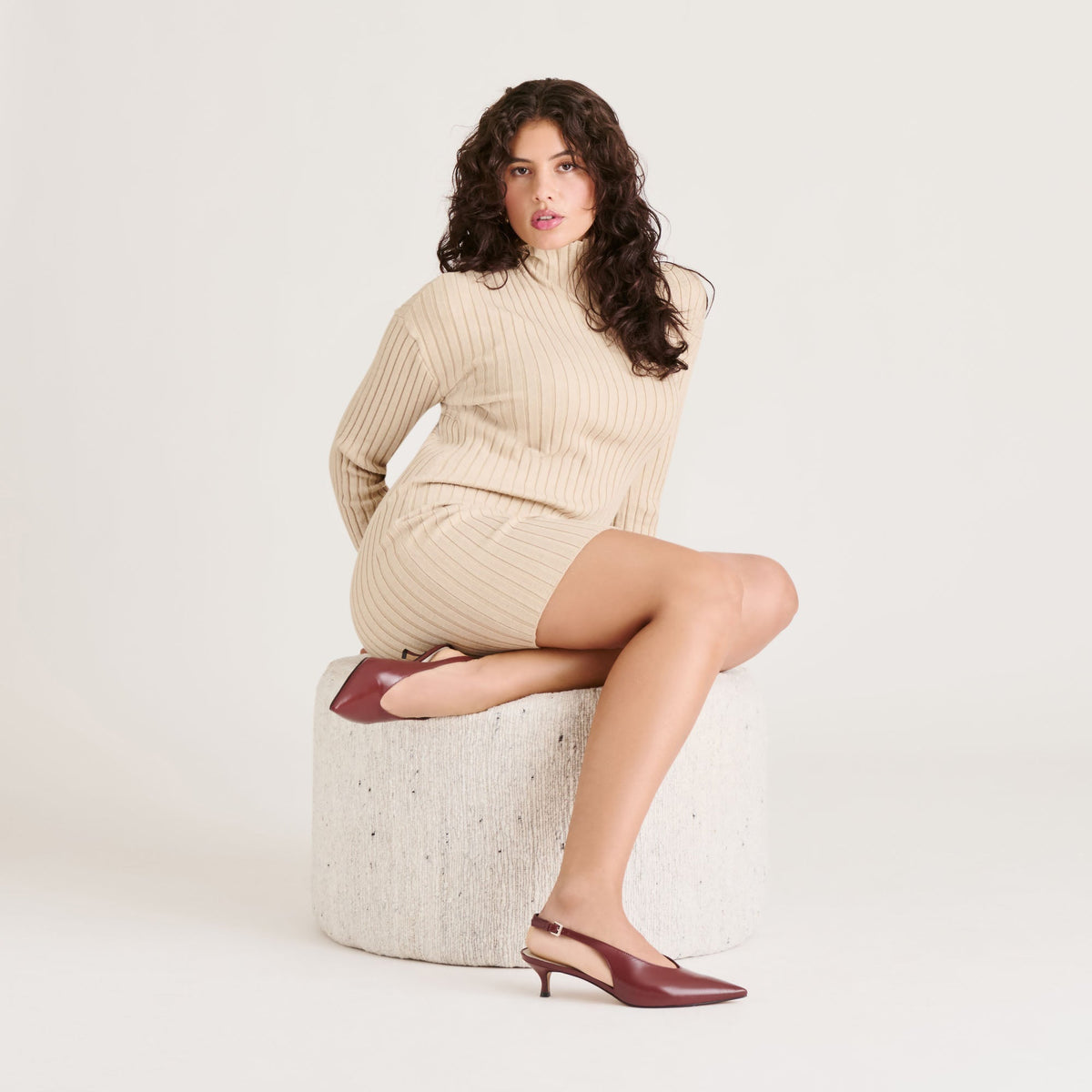 Alenna Oxblood Crinkle Heels | Dolce Vita Featured