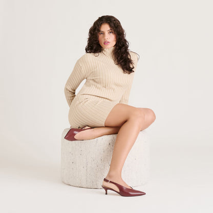 Alenna Oxblood Crinkle Heels | Dolce Vita Featured