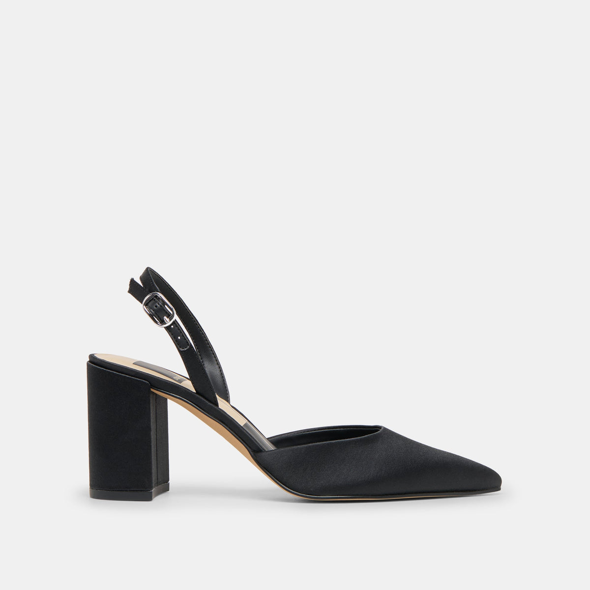 Carel Onyx Satin High Heels | Dolce Vita Trusted