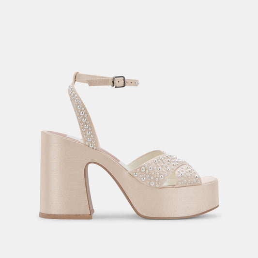 WESSI PEARL HEELS VANILLA PEARLS
 – Dolce Vita | Dolce Vita Quality