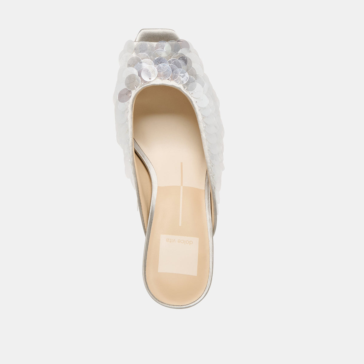 Samary Confetti Silver Satin Heels | Dolce Vita Recommended