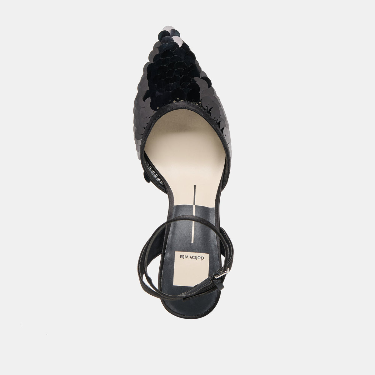 Elizza Confetti Onyx Woven Mesh Heels | Dolce Vita Discount