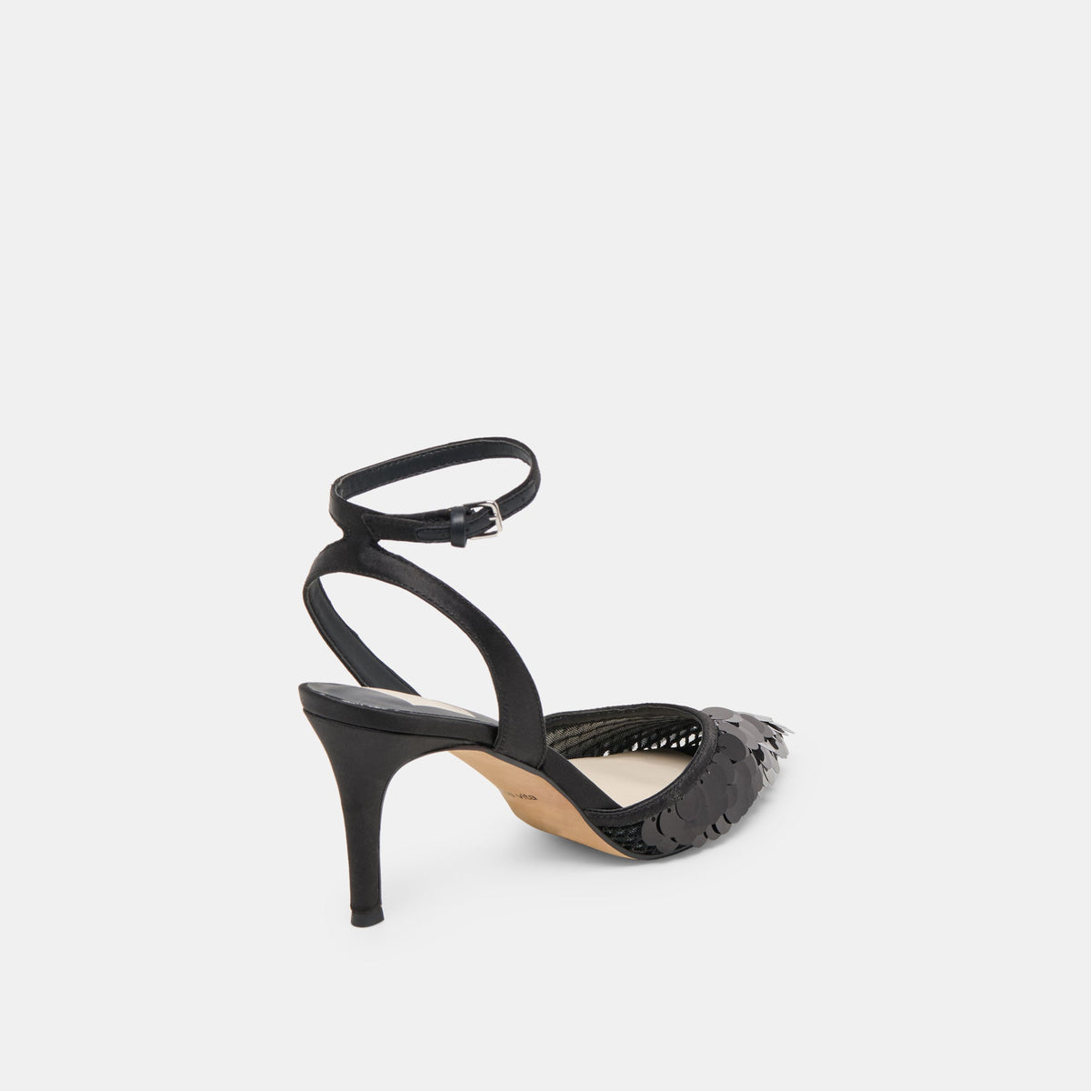Elizza Confetti Onyx Woven Mesh Heels | Dolce Vita Discount
