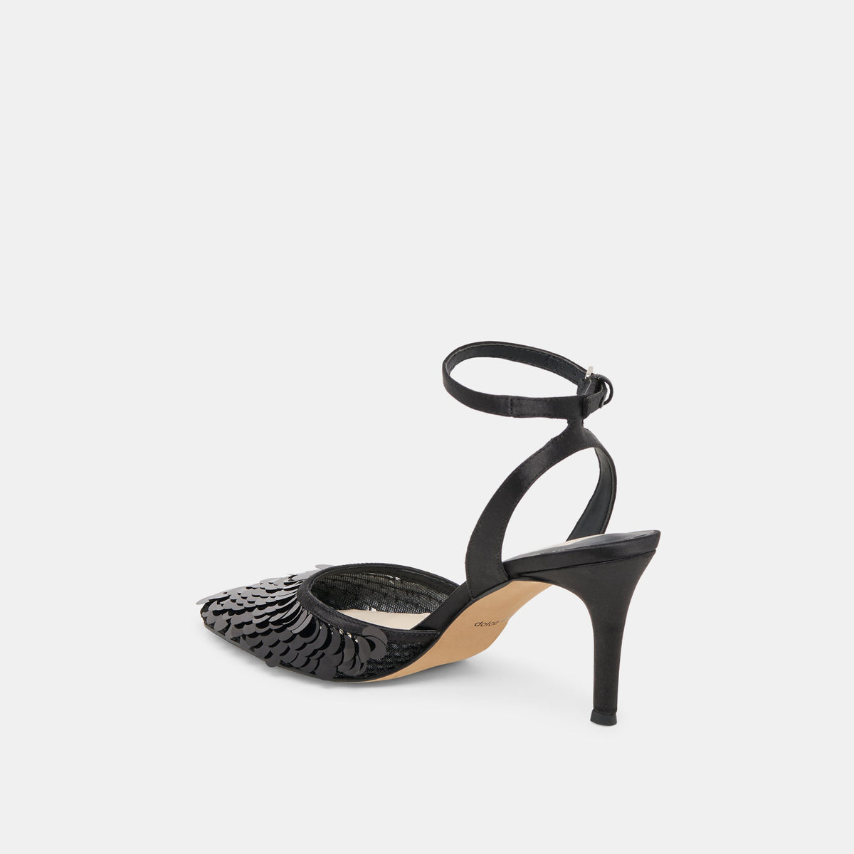 Elizza Confetti Onyx Woven Mesh Heels | Dolce Vita Discount