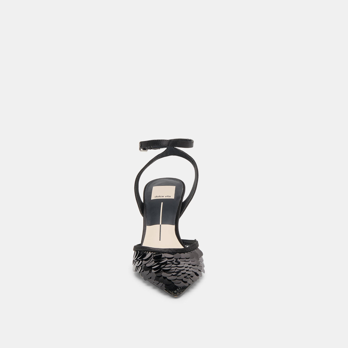 Elizza Confetti Onyx Woven Mesh Heels | Dolce Vita Discount