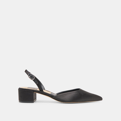 Carel Onyx Satin Heels | Dolce Vita Popular