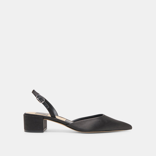Carel Onyx Satin Heels | Dolce Vita Popular