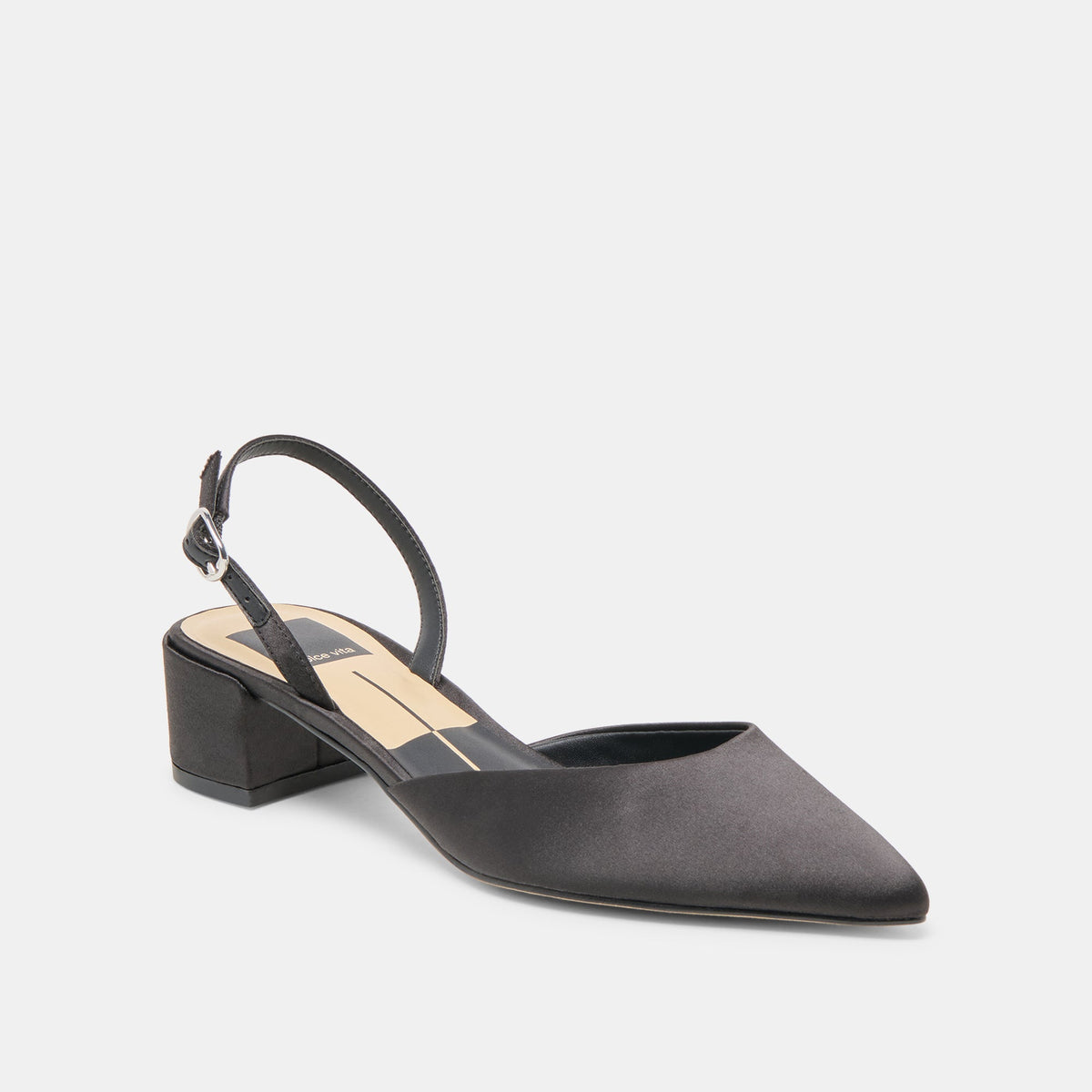 Carel Onyx Satin Heels | Dolce Vita Popular
