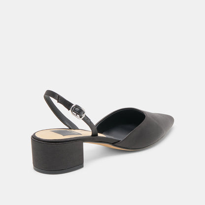 Carel Onyx Satin Heels | Dolce Vita Popular
