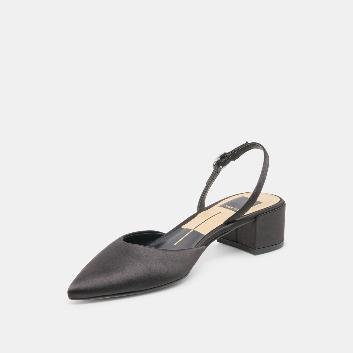 Carel Onyx Satin Heels | Dolce Vita Popular