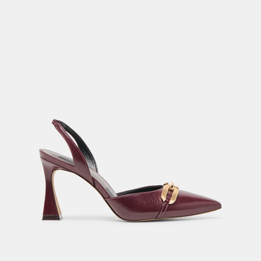 Malik Cranberry Crinkle Patent Heels | Dolce Vita Best Price